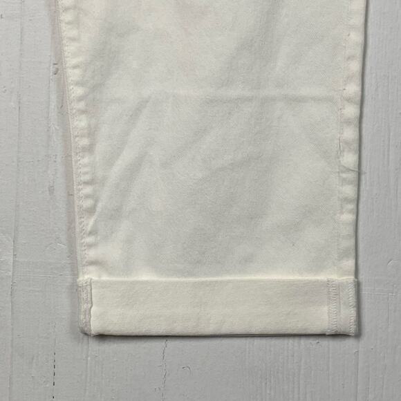 Simply Vera Vera Wang White Cuffed Crop Pants Size 16 - Picture 4 of 8